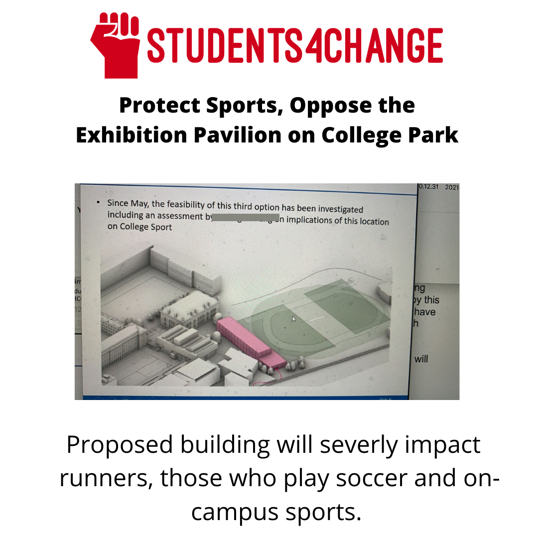 Oppose Sports, Protect Exhibition Pavilion